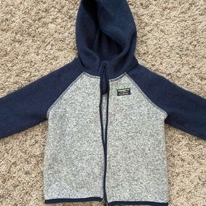 Boys L.LBean fleece zip up hoodie